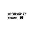 Approved by Domino Die-Cut Stickers