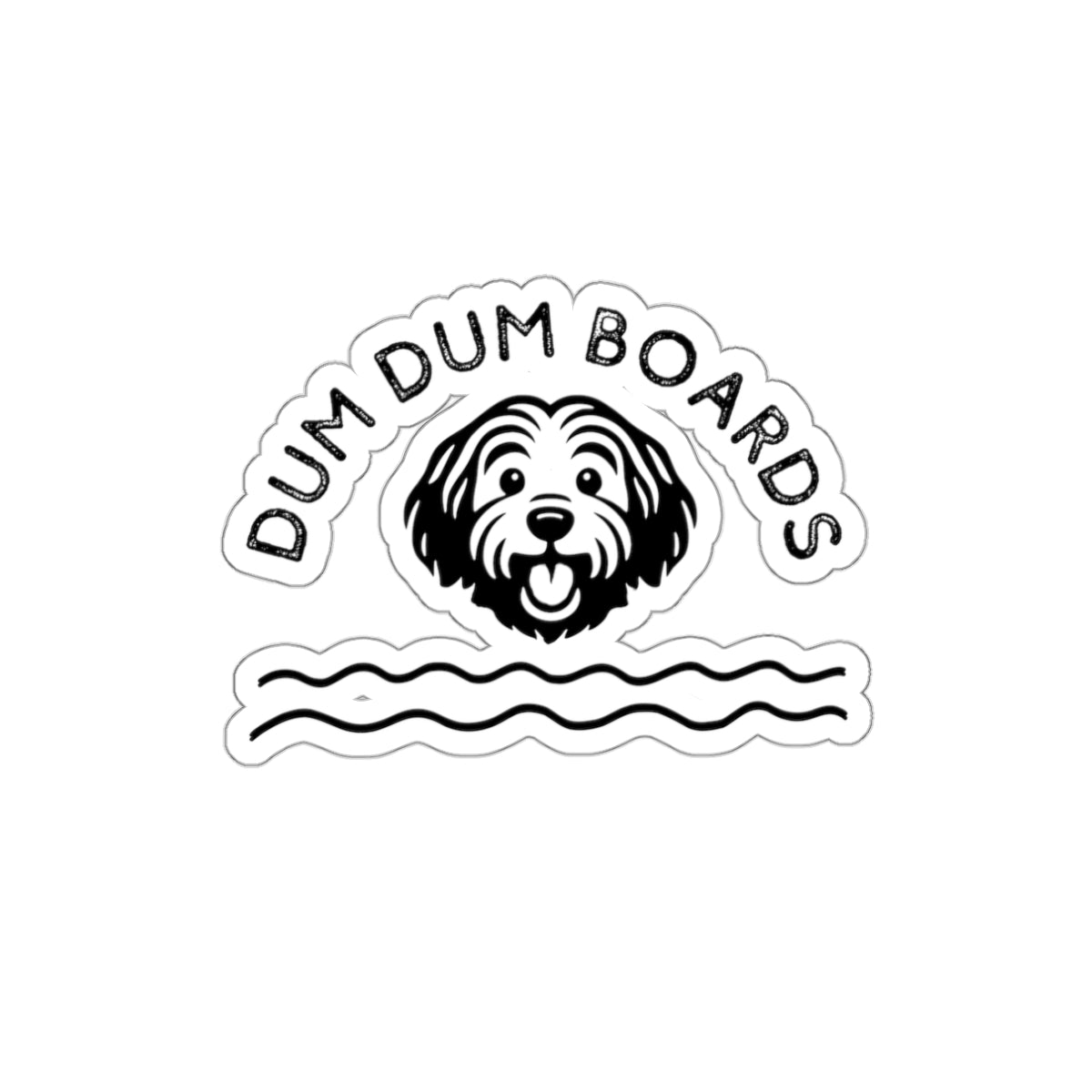 Dum Dum Boards Logo Die-Cut Stickers